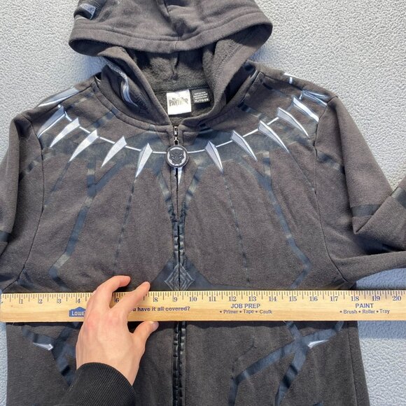 Black Panther Teens  Tchalla Cosplay Hoodie Sweatshirt Size XL MARVEL - Picture 5 of 14